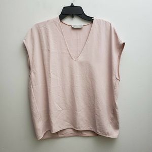 Everlane pink boxy top size S